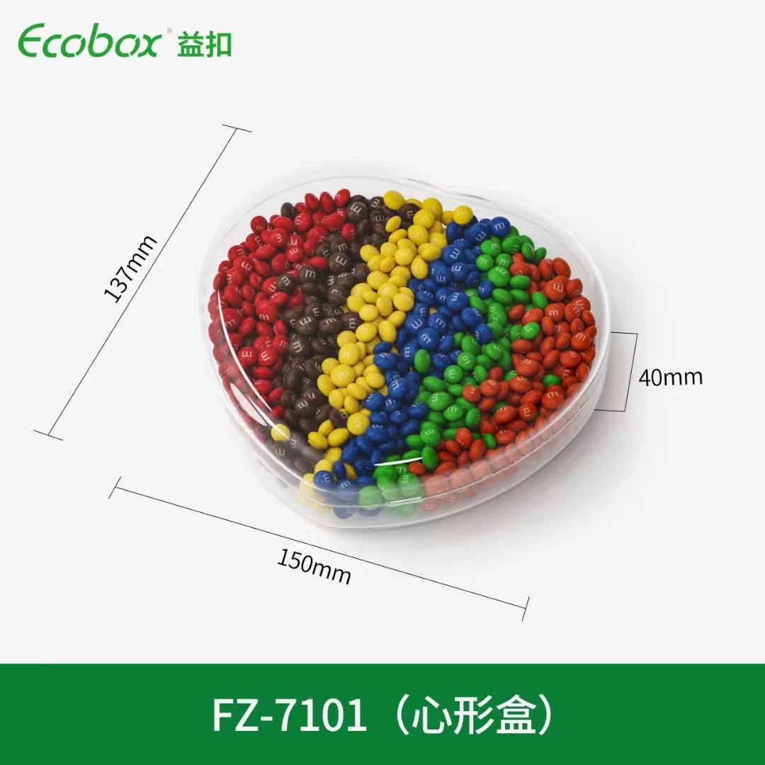 EcoBox FZ-7101 حاوية الديكور حلوى حلوى القلب